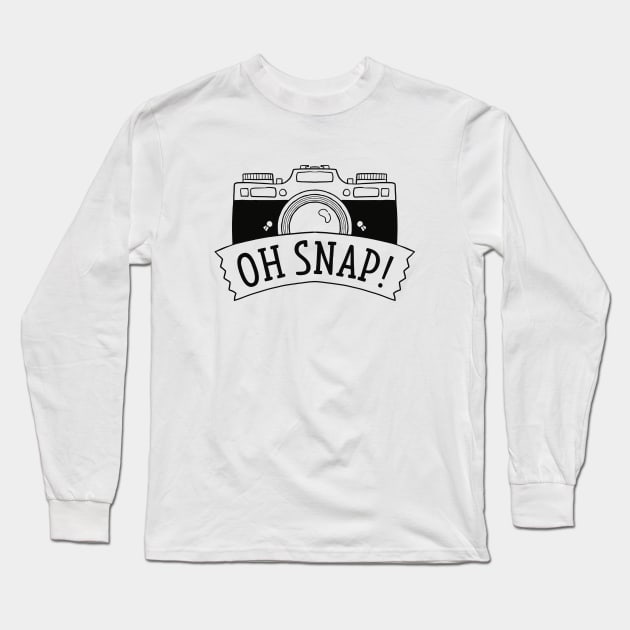 Oh Snap Long Sleeve T-Shirt by LuckyFoxDesigns